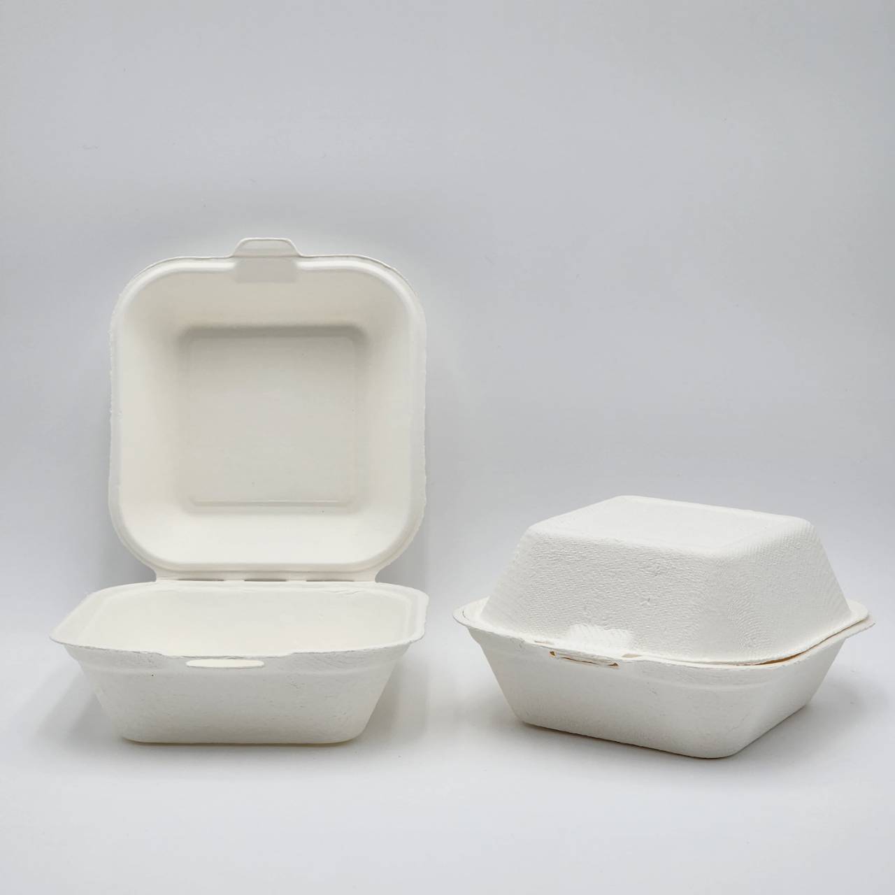 6x6 Clam Shell Take-Out Container